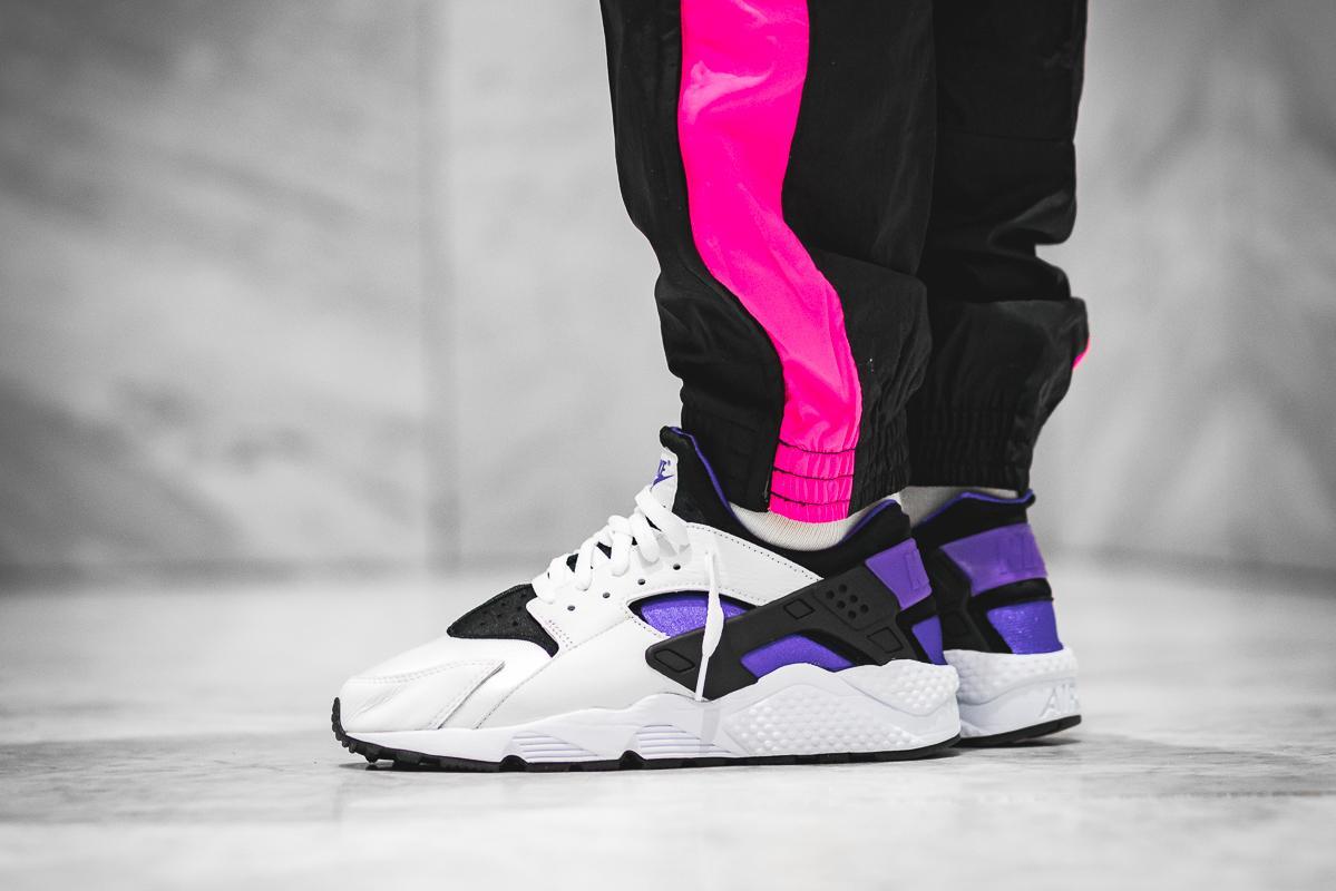 Black and purple huaraches best sale